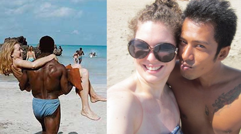 A kiss on the seashore