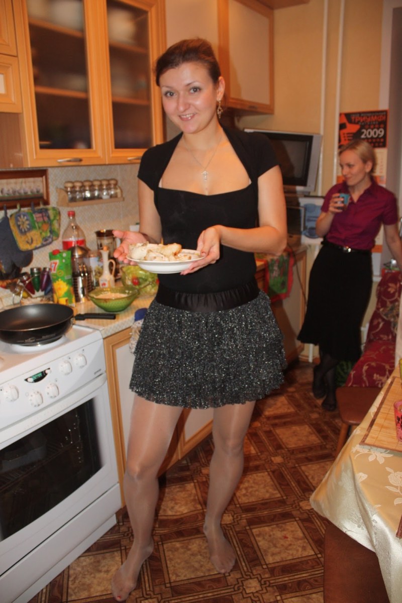 Adult women in pantyhose private