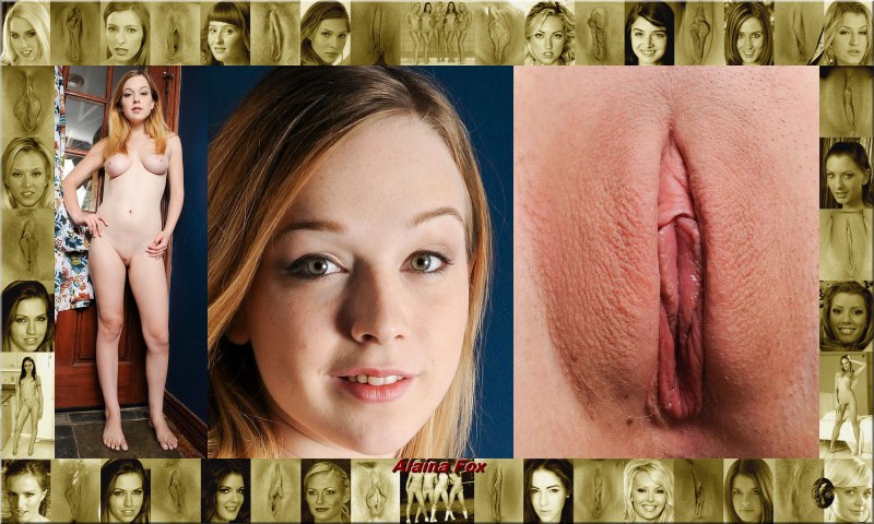 Alaina Fox face and vagina