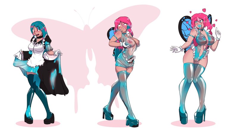 Turning into an anime girl