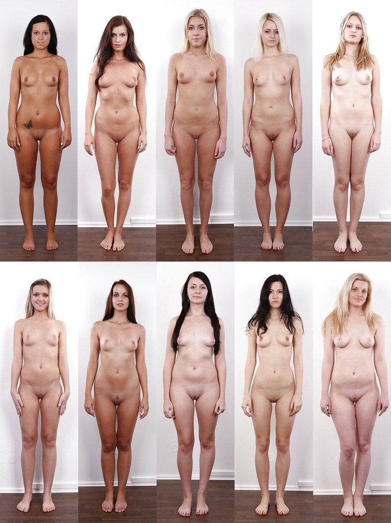 A lot of naked full women