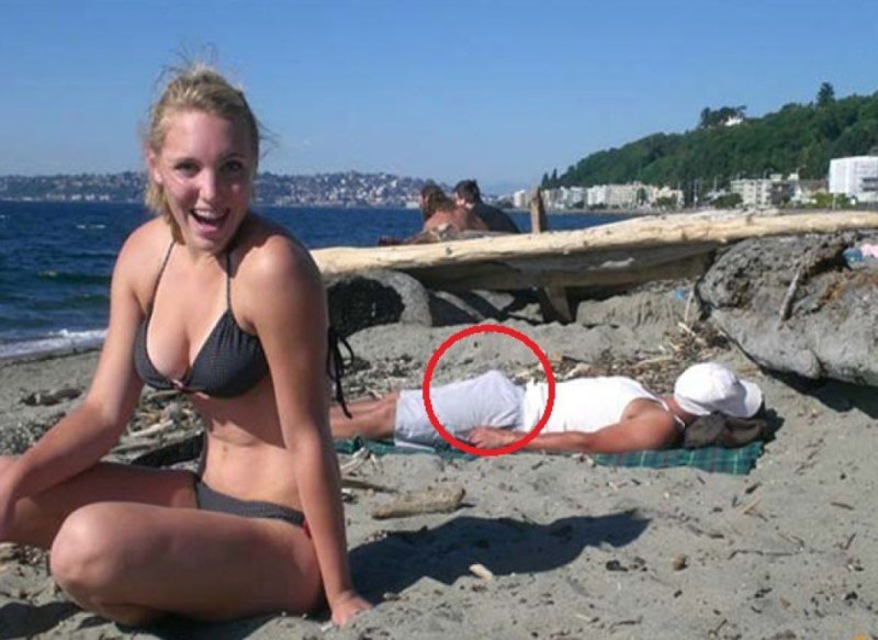 Jokes on the beach with girls