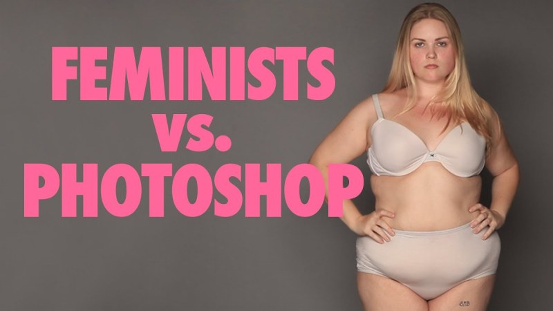 Feminists advertise underwear