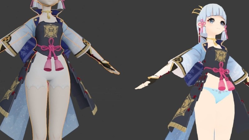 Girls in white panties close -up