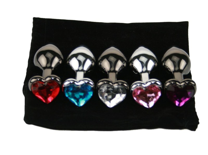 Anal plug in the bathroom