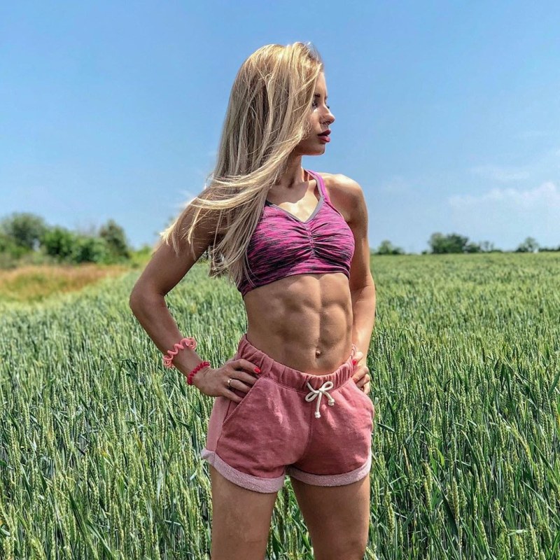 Bodybuilder Kristina Zafirova