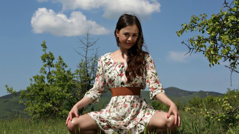 Girl in the sundress