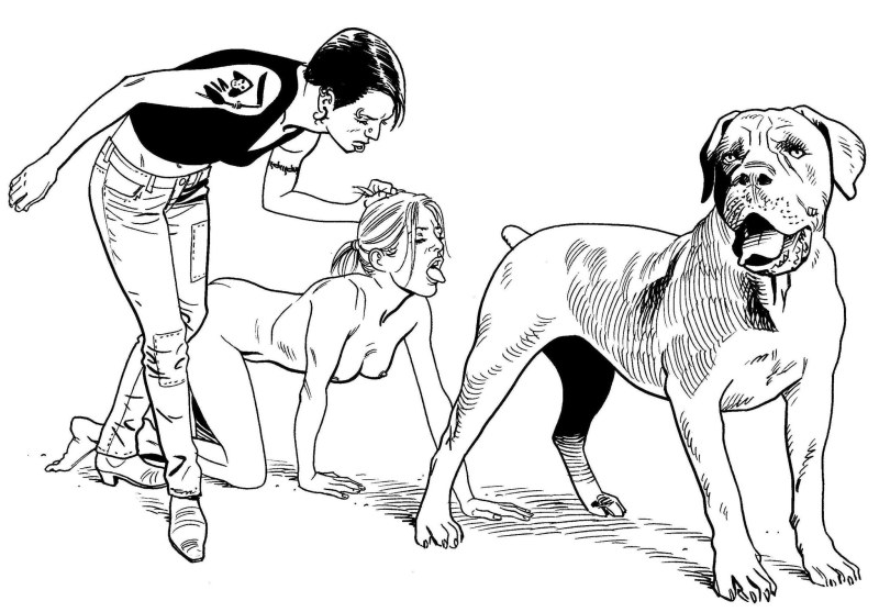 Drawings BDSM Bruce Morgan