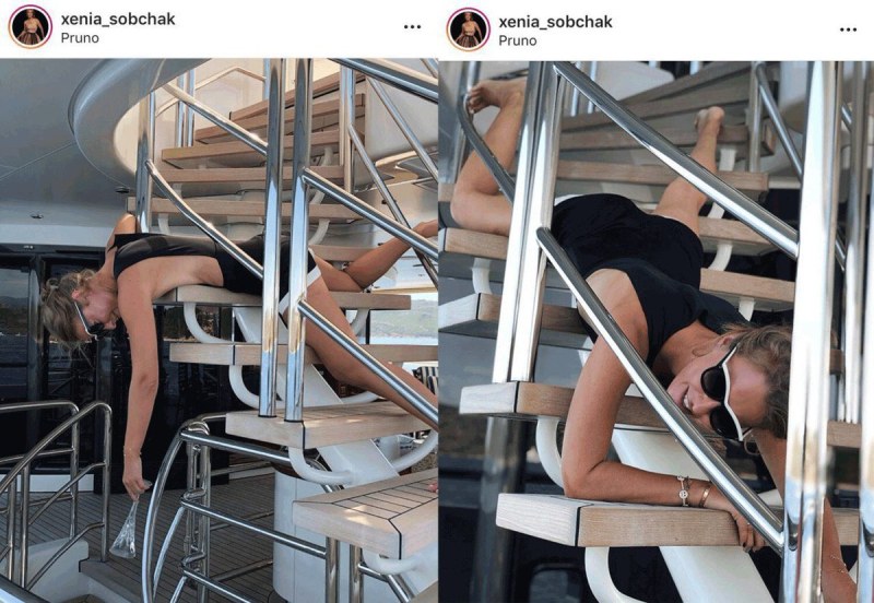 Sobchak in a swimsuit 2022