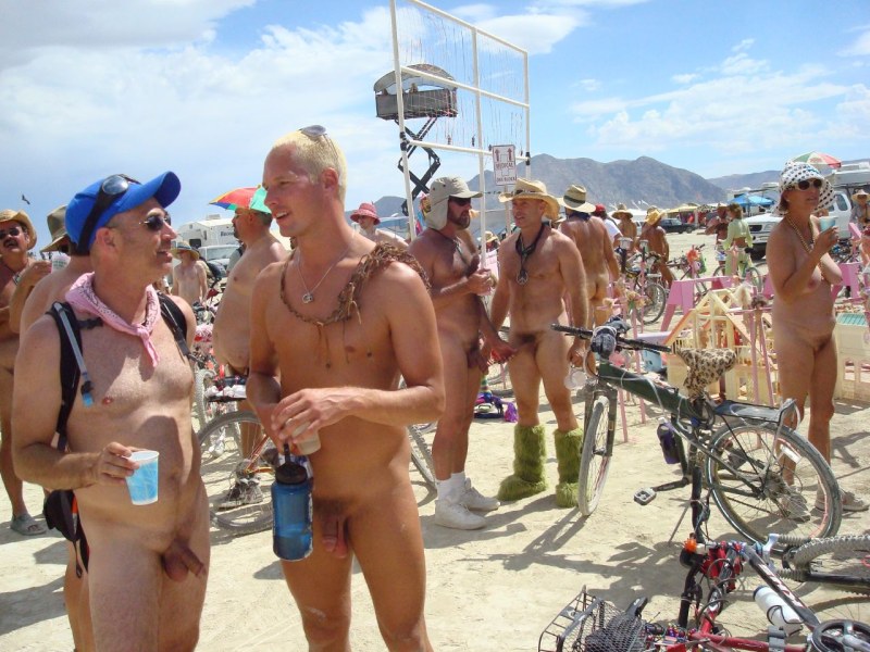 Berning Meng festival Nude Man