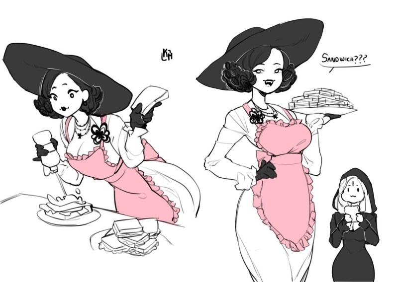 Lady Dimetrescu and Itan