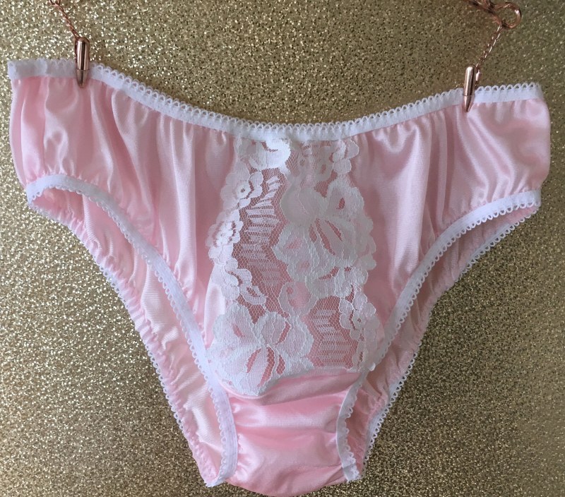 Girls in silk panties