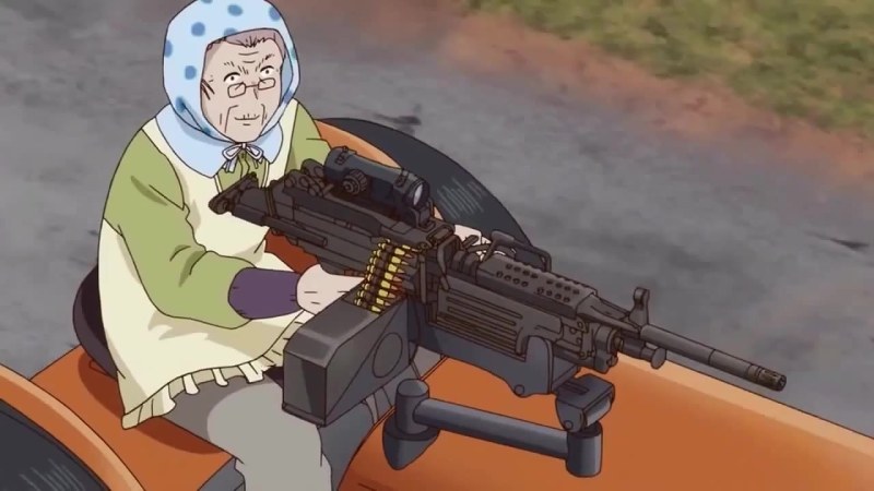 Naked old grandmother with the grandson fucks