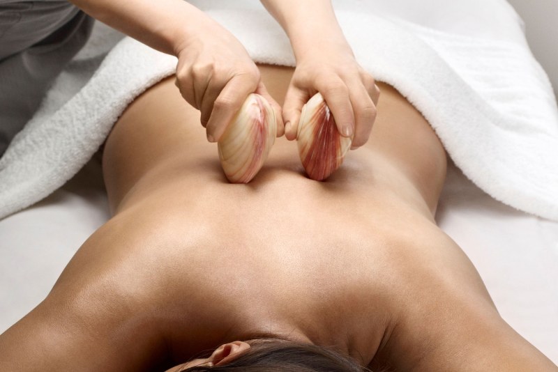 Massage of the genitals