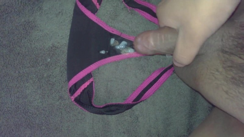 Guys cum in panties