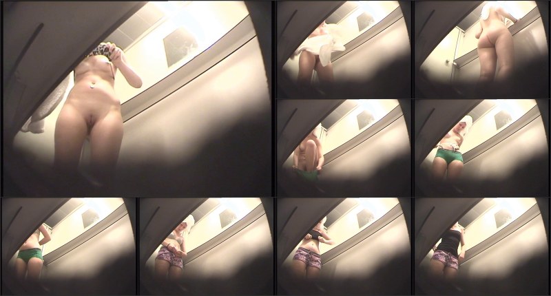 Undressed in the bathroom on camera