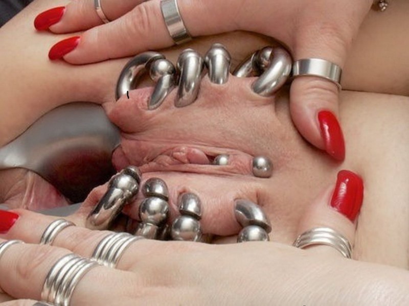 Extreme piercing BDSM