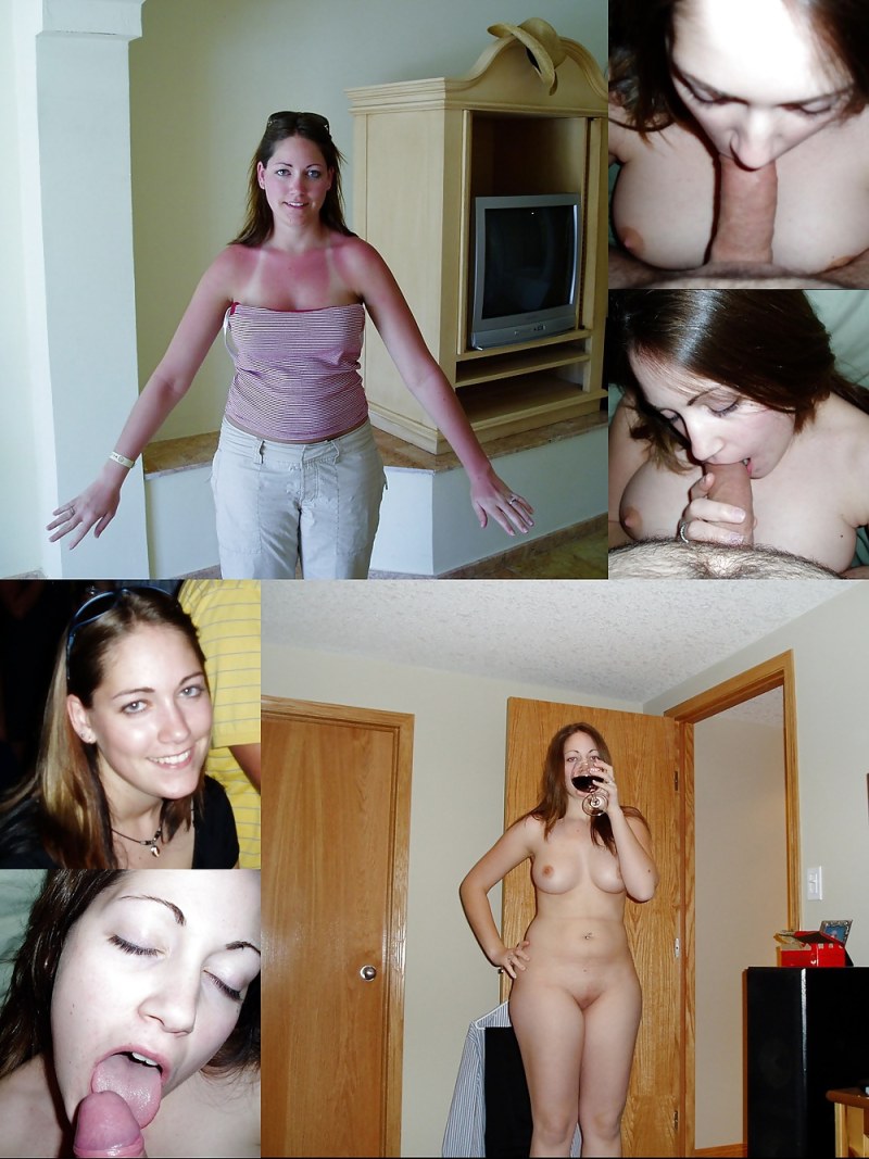 The crowd touches the naked woman