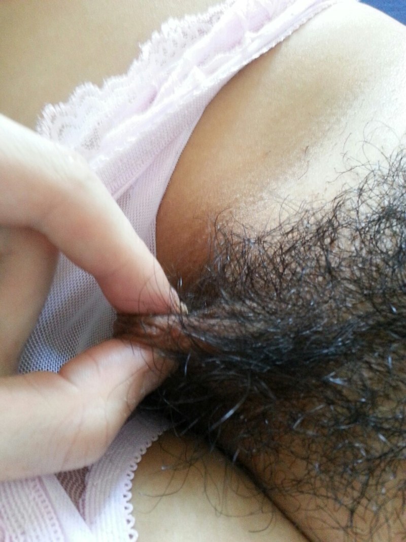 Panties are young hairy