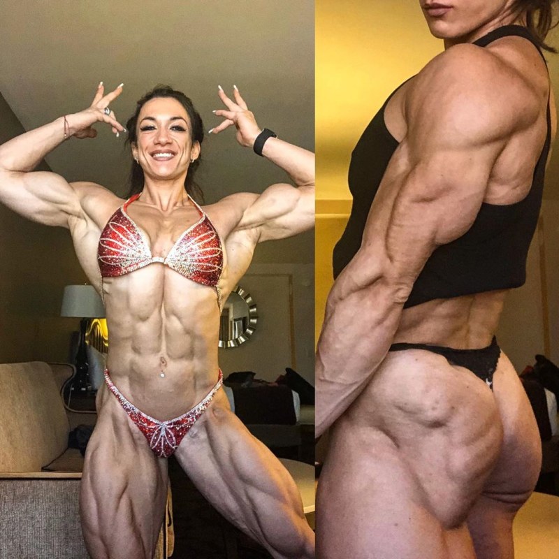 Women's bodybuilding of the buttocks
