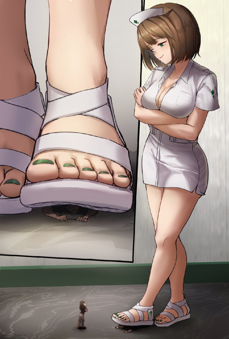 Anime girls with big breasts in swimsuits