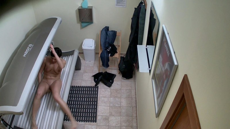 Naked women in a hotel