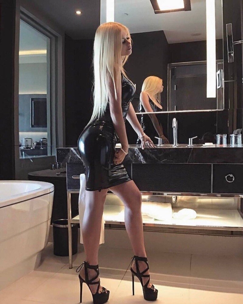 Domina with high heels
